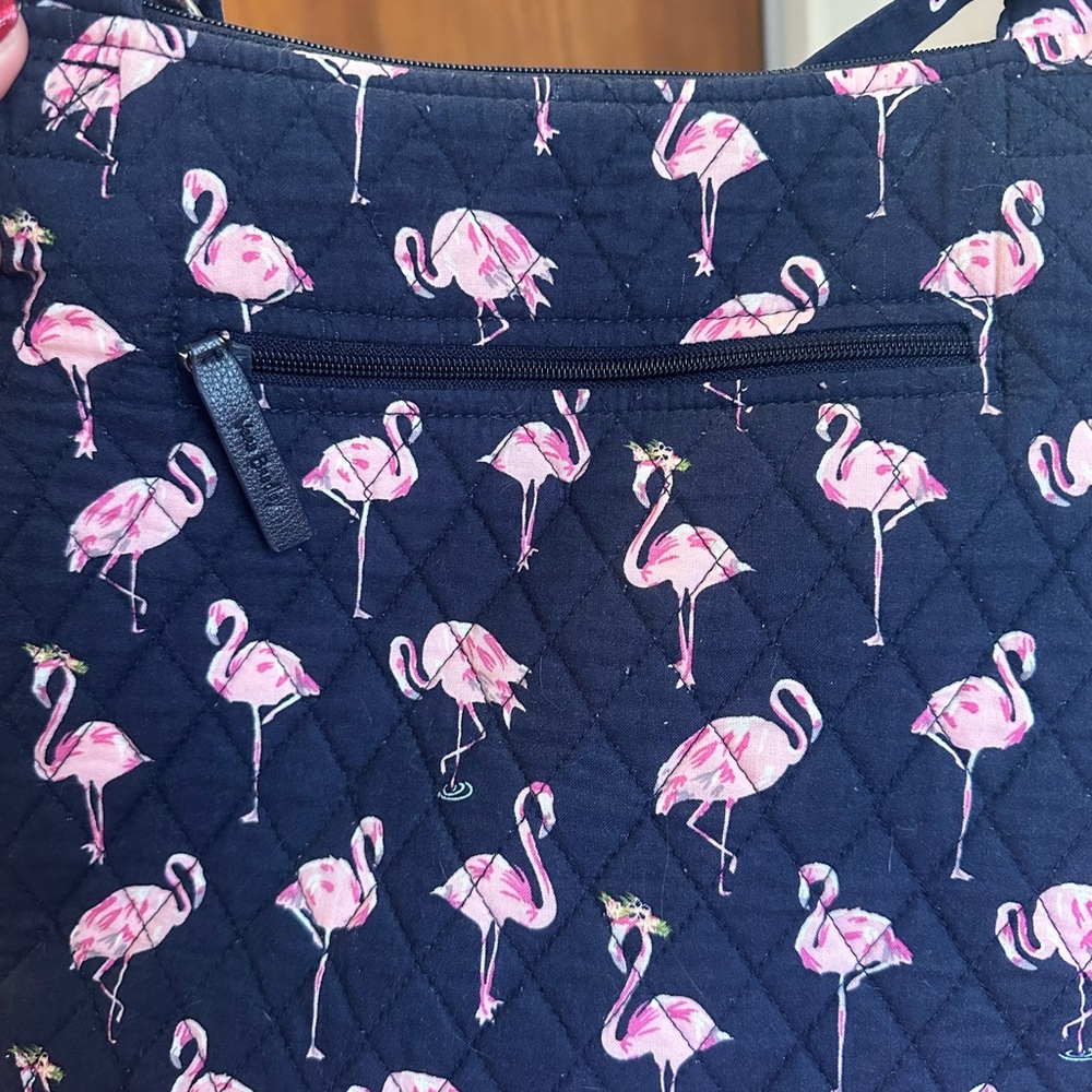 Vera Bradley Flamingo Print Quilted Bag